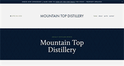 Desktop Screenshot of mountaintopdistillery.com